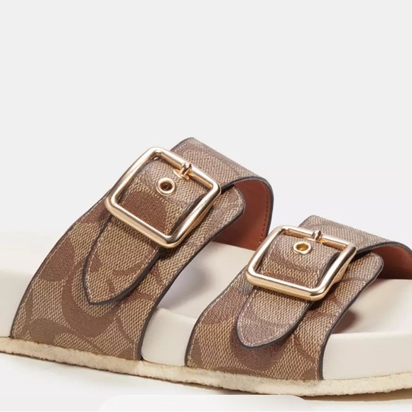 Allanah Sandal In Signature Canvas size 5 - Picture 5 of 7